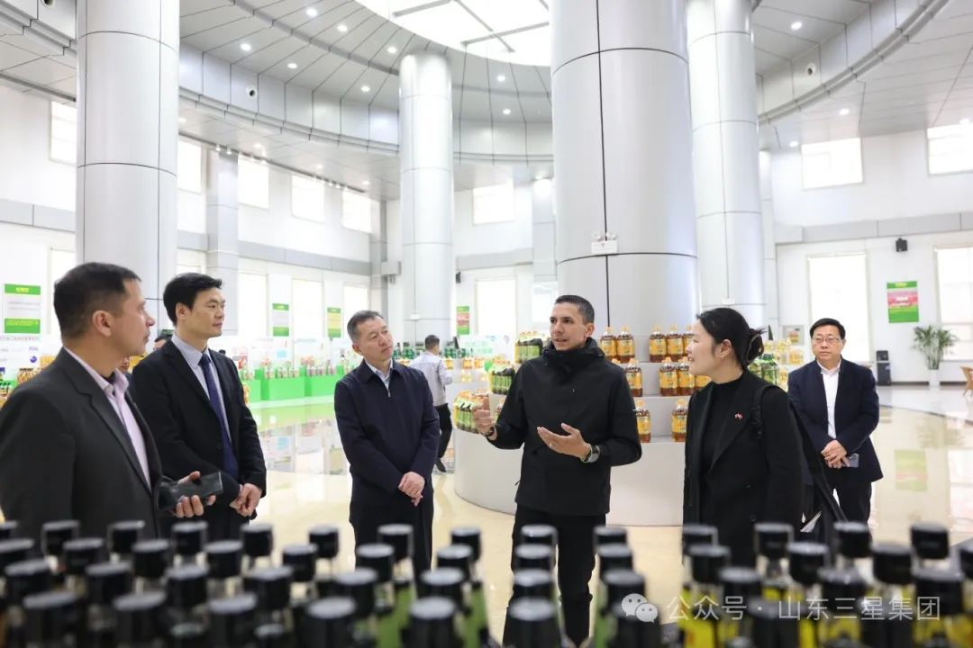 委內(nèi)瑞拉Diana 食品公司總裁費利克斯·羅梅羅一行來山東三星集團考察合作