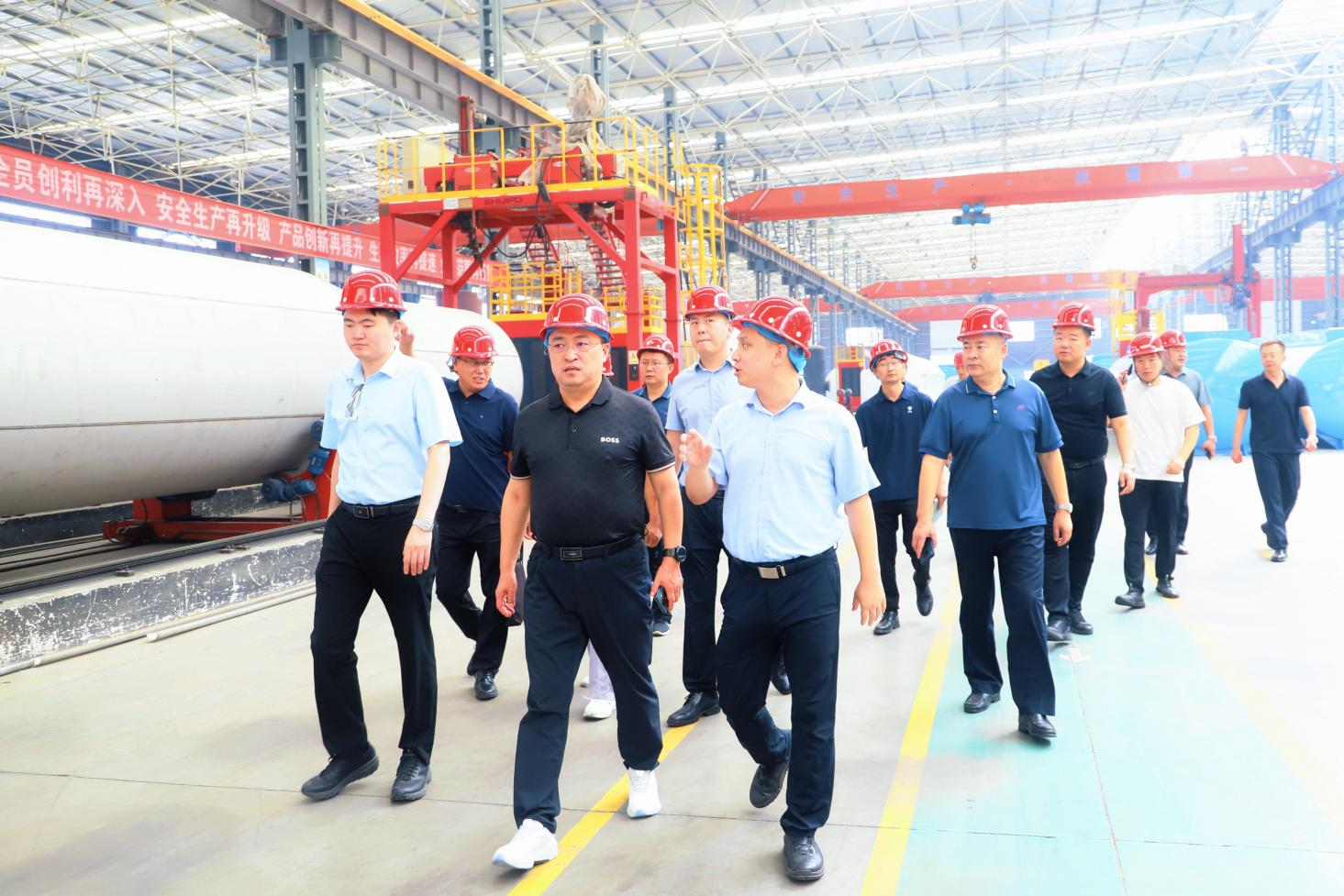 濱州市高端裝備制造產(chǎn)業(yè)鏈專班來(lái)三星機(jī)械公司考察